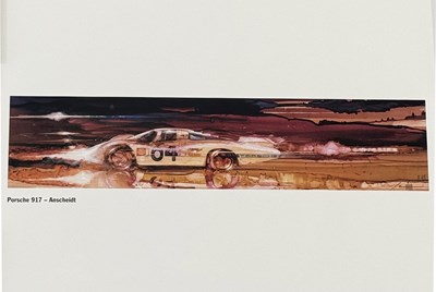 Lot 11 - Porsche 917 Print by Anscheidt