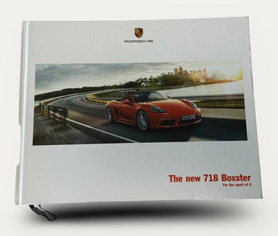 Lot 166 - 2016 Porsche 718 Boxster Sales Brochure