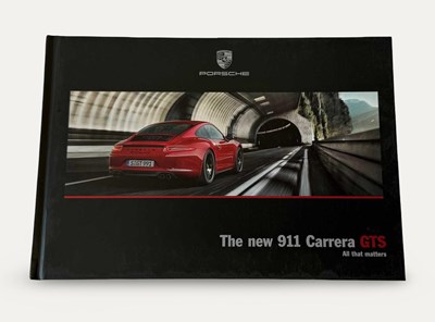 Lot 30 - 2014/15 Porsche 911 GTS Sales Brochure