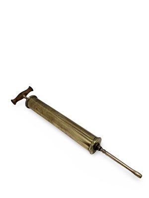Lot 4 - Brass Lubricator (Syringe Type)