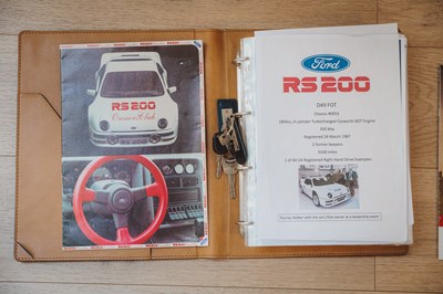 Lot 252 - 1987 Ford RS200