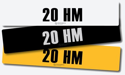 Lot 30 - Registration 20 HM