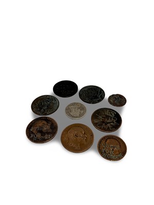 Lot 23 - A Collection of Nine Original Suffragette Defaced British Coins