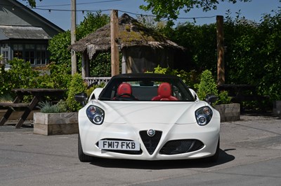 Lot 268 - 2017 Alfa Romeo 4C Spider 50th Anniversary Edition