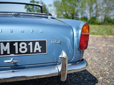 Lot 278 - 1963 Triumph TR4