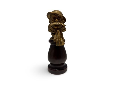Lot 75 - An "Old Bill" Radiator Mascot by Bruce Bairnsfather