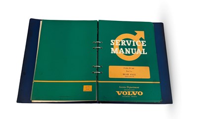 Lot 103 - Period Volvo Service Manual