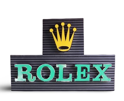 Lot 67 - Illuminated Rolex Showroom Sign
