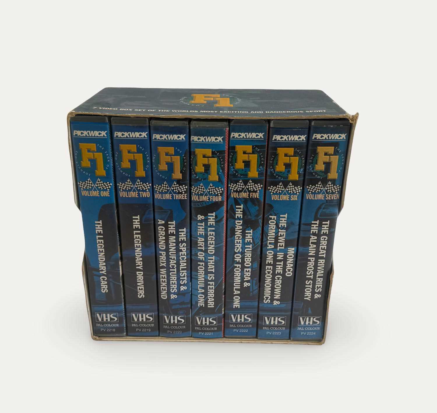 Lot The Saga Of Formula 1 VHS Box Set