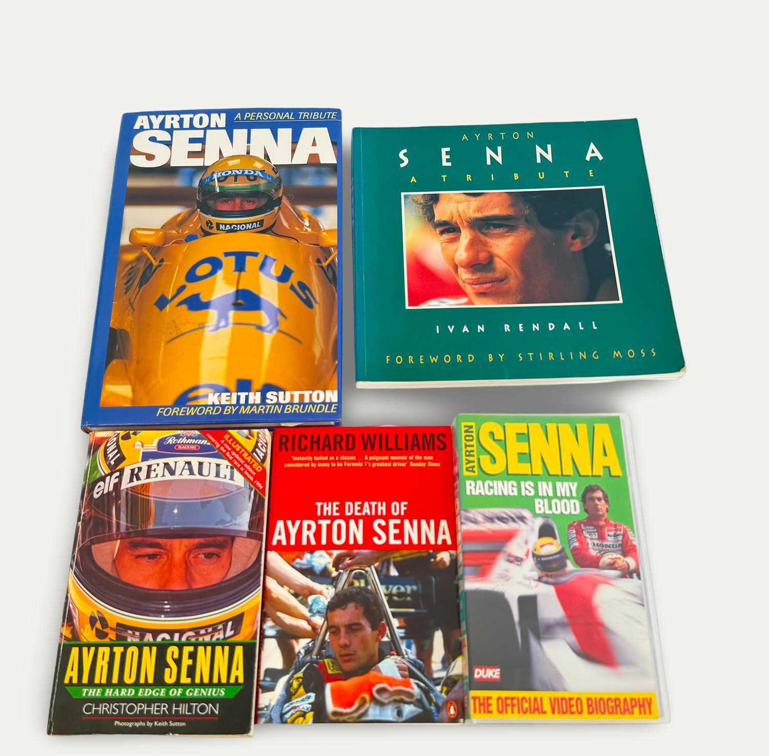 Lot Ayrton Senna Video & Book Collection