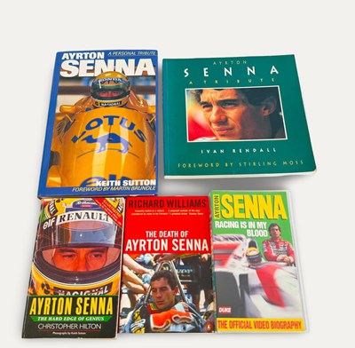 Lot 25 - Ayrton Senna Video & Book Collection