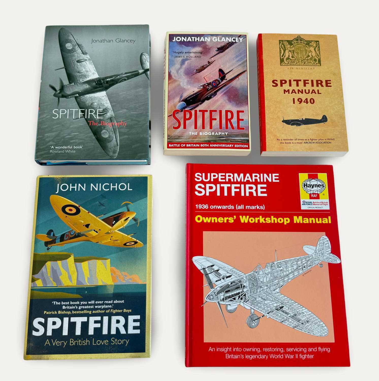 Lot 5 Spitfire Related Books & Manuals