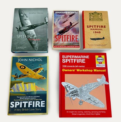 Lot 6 - 5 Spitfire Related Books & Manuals