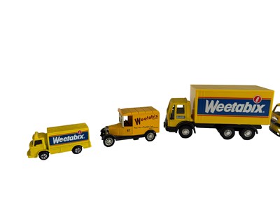 Lot Collection of Weetabix Promotional Model Commercial Vehicles