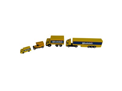 Lot Collection of Weetabix Promotional Model Commercial Vehicles