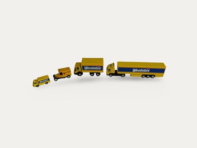 Lot Collection of Weetabix Promotional Model Commercial Vehicles