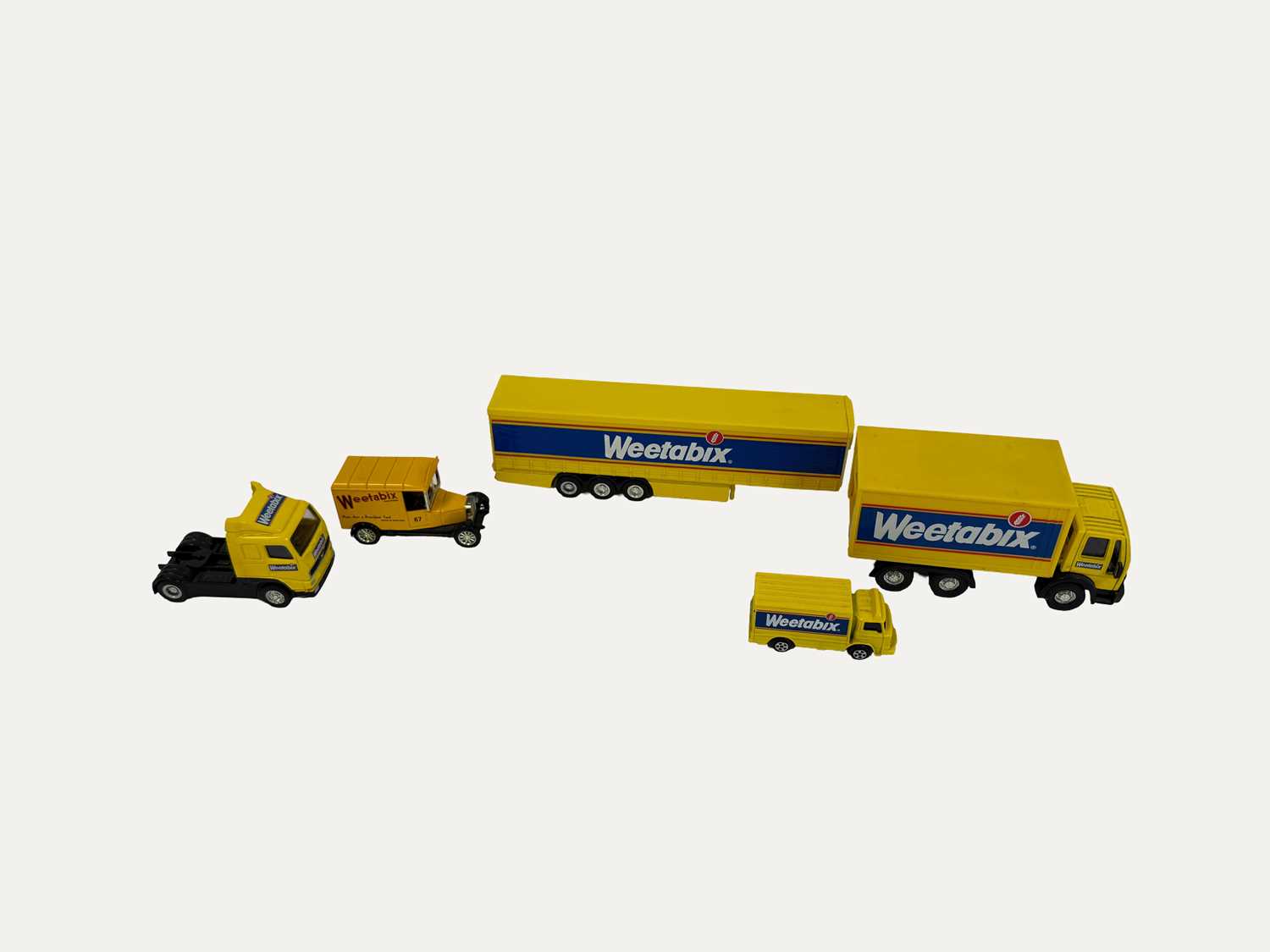 Lot Collection of Weetabix Promotional Model Commercial Vehicles