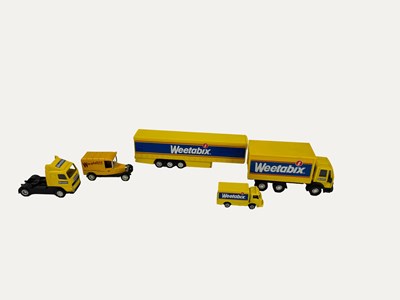 Lot Collection of Weetabix Promotional Model Commercial Vehicles