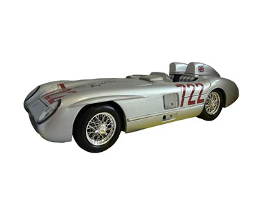 Lot Signed 1:18 Mercedes-Benz 300 SLR ‘722’ Model by Bburago Gold Collection