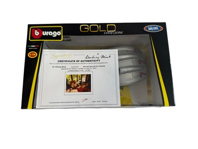 Lot Signed 1:18 Mercedes-Benz 300 SLR ‘722’ Model by Bburago Gold Collection