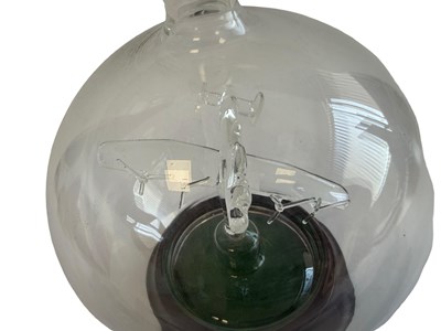 Lot Lancaster Bomber Glass Decanter