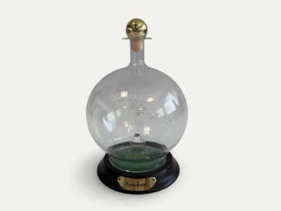 Lot 53 - Lancaster Bomber Glass Decanter