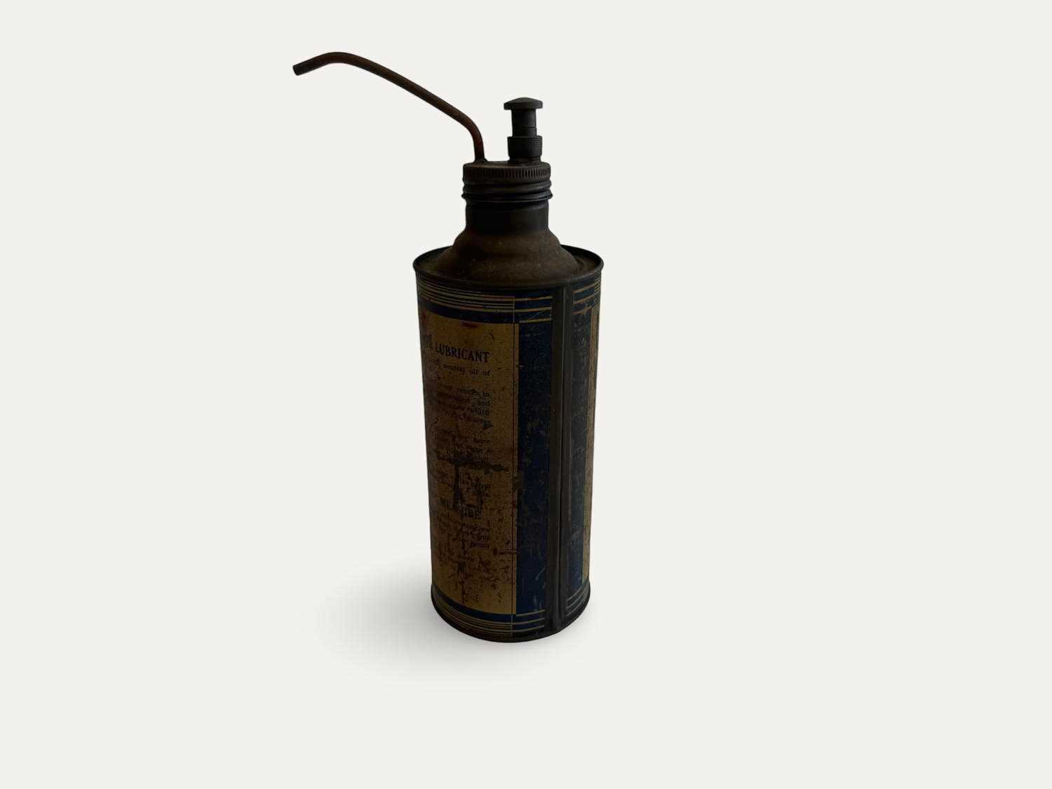 Lot Vintage Motor Oil Lubricating Can