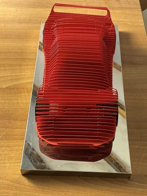 Lot Ferrari F40 Sculpture on a Polished Stainless Steel Base