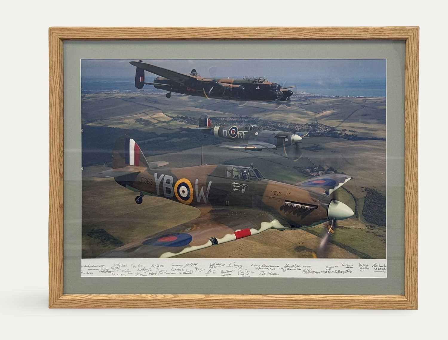 Lot Framed RAF Aviation Print