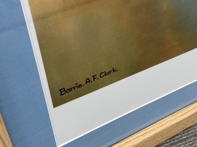 Lot Framed Barrie A.F. Clark “Spitfire” Aviation Print