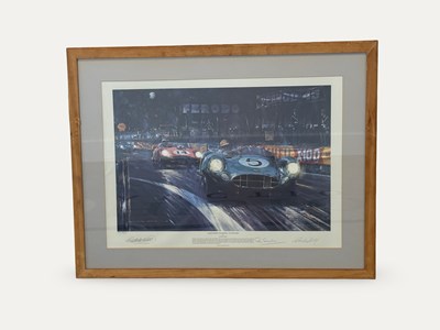 Lot 79 - Framed Limited-Edition Motorsport Print