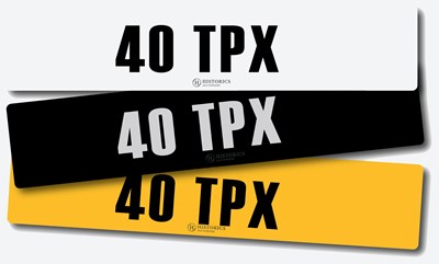 Lot 28 - Registration 40 TPX