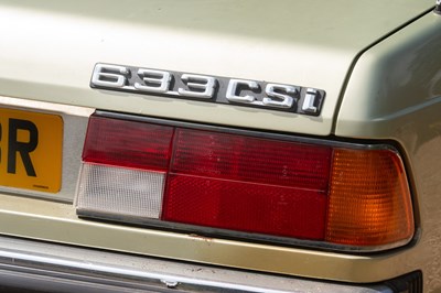 Lot 1977 BMW 633CSi
