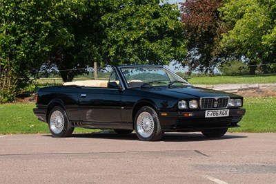 Lot 1988 Maserati Biturbo Spyder