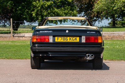 Lot 1988 Maserati Biturbo Spyder