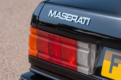 Lot 1988 Maserati Biturbo Spyder