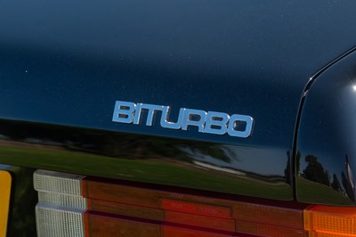 Lot 1988 Maserati Biturbo Spyder