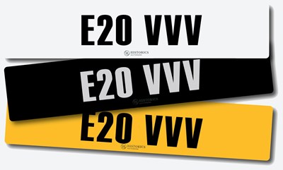 Lot 7 - Registration E20 VVV