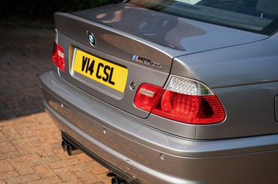 Lot 2003 BMW M3 CSL