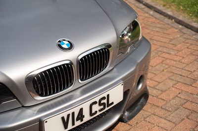 Lot 2003 BMW M3 CSL