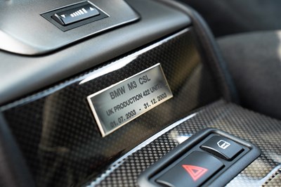 Lot 2003 BMW M3 CSL