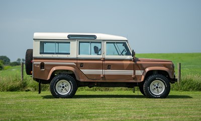 Lot 1983 Land Rover Defender 110 V8 County Station Wagon