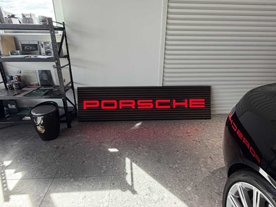 Lot Porsche Showroom Sign