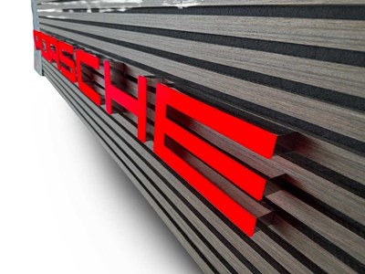 Lot Porsche Showroom Sign