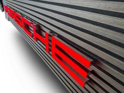 Lot Porsche Showroom Sign