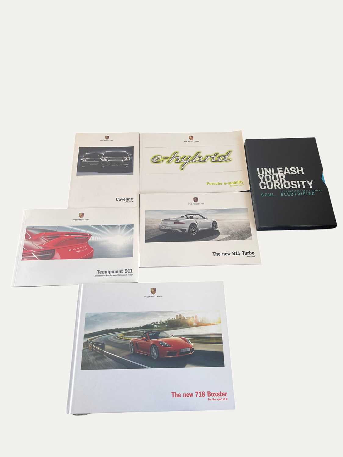 Lot Collection Of Porsche Showroom Brochures