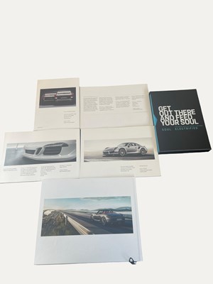 Lot Collection Of Porsche Showroom Brochures