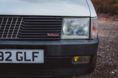 Lot 257 - 1987 Fiat Uno Turbo i.e