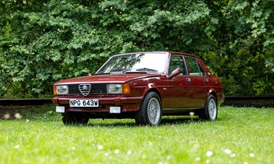 Lot 1981 Alfa Romeo Giulietta 2.0 Turbo Bell & Covill Intercooled
