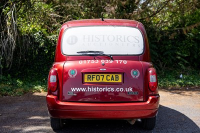 Lot 192 - 2007 London Taxi TX4 Gold Auto